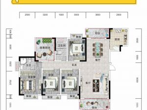 郴州-安仁县玖钻华庭为您提供7栋A户型鉴赏