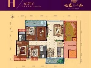 郴州-安仁县九龙一品为您提供H户型鉴赏