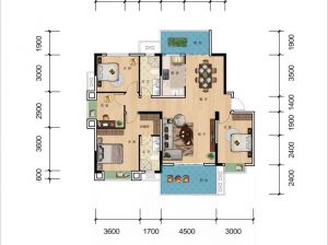 郴州-安仁县万福公馆为您提供B1户型鉴赏