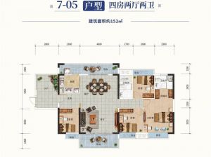 郴州-安仁县达康永乐府为您提供7-05户型鉴赏