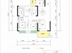 郴州苏仙区众联瓏熙府为您提供B1户型鉴赏