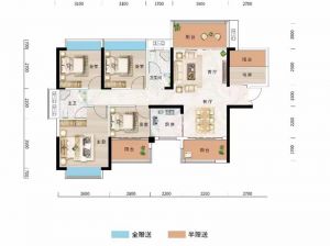 郴州苏仙区悦景湾为您提供1栋02户型鉴赏