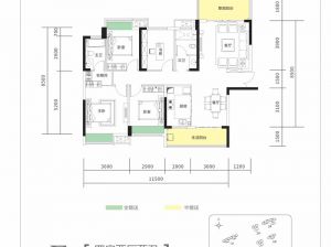 郴州苏仙区众联瓏熙府为您提供E2户型鉴赏
