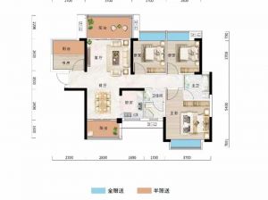 郴州苏仙区悦景湾为您提供1栋01户型鉴赏