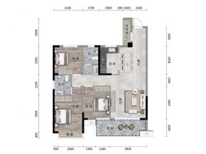 郴州苏仙区东城上筑为您提供A户型鉴赏