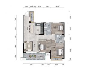 郴州苏仙区东城上筑为您提供C户型鉴赏