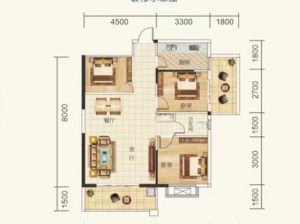 郴州苏仙区湖畔家苑为您提供2栋09户型鉴赏