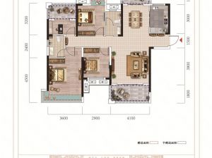 郴州苏仙区润和中央公园为您提供C户型鉴赏