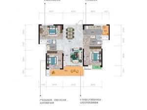 郴州苏仙区振兴之门为您提供02-05户型鉴赏
