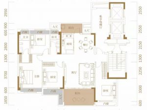 郴州苏仙区万腾观山悦为您提供A户型鉴赏