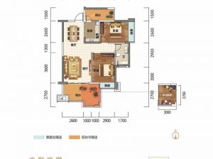 郴州苏仙区华一千里湖山为您提供C4户型鉴赏