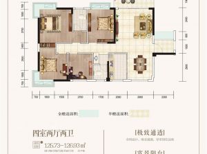 郴州苏仙区公园华府为您提供C户型鉴赏