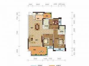 郴州苏仙区华一美达家园为您提供7-4户型鉴赏