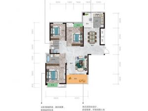 郴州苏仙区振兴之门为您提供03-04户型鉴赏