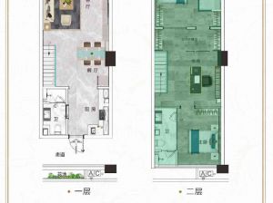 郴州苏仙区兴康城东央商业广场为您提供A户型鉴赏