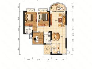 郴州苏仙区飞天翠水源为您提供C户型鉴赏