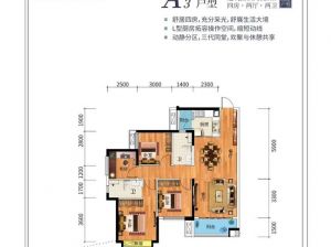 郴州苏仙区宁邦广场为您提供A3户型鉴赏