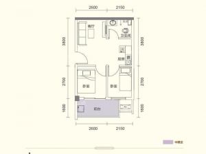 郴州北湖区宏祥龙溪湾为您提供C户型鉴赏