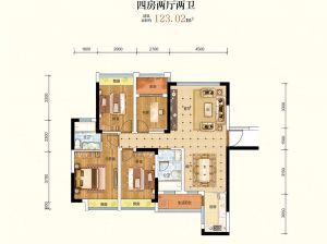 郴州北湖区志诚丽景佳苑为您提供A2户型鉴赏