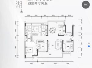 郴州北湖区建投北湖名著为您提供藏湖户型鉴赏