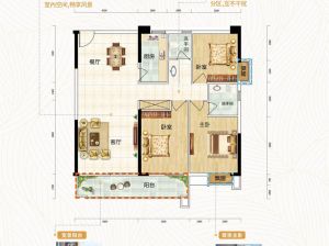 郴州北湖区东升丹桂园为您提供1.2栋8户型鉴赏