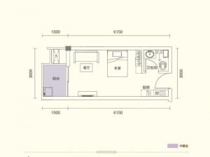 郴州北湖区宏祥龙溪湾为您提供A户型鉴赏