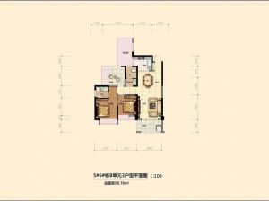 郴州北湖区书香名苑为您提供5栋B户型鉴赏