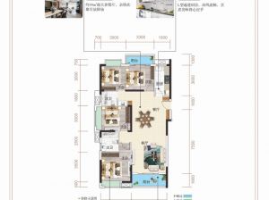 郴州北湖区金色御园为您提供A户型鉴赏