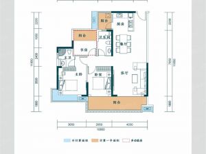 郴州北湖区文华国际为您提供03户型鉴赏