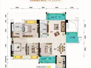 郴州北湖区金汇世纪城为您提供21栋01-06户型鉴赏