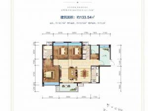 郴州北湖区泊富君庭为您提供C1户型鉴赏