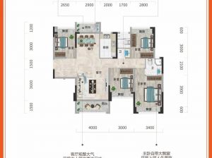 郴州北湖区五岭乾源为您提供1栋03户型鉴赏