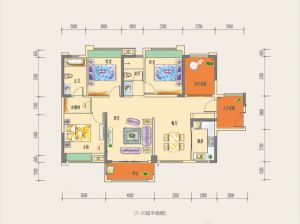 郴州北湖区湘核云山春晓为您提供5栋03户型鉴赏