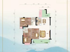 郴州北湖区平海九龙湾为您提供F-02户型鉴赏