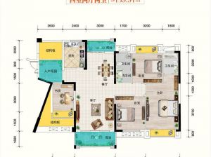 郴州北湖区金汇世纪城为您提供21栋01户型鉴赏