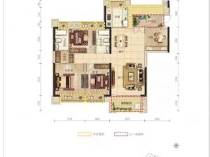 郴州北湖区粤泰天鹅湾为您提供A1户型鉴赏