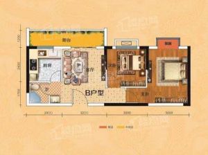 郴州北湖区龙云公馆为您提供B户型鉴赏