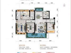 郴州北湖区碧桂园凤凰台为您提供C户型鉴赏