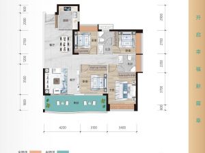 郴州北湖区滨江左岸为您提供1栋A5户型鉴赏