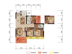 郴州北湖区鼎森书香苑为您提供C户型鉴赏