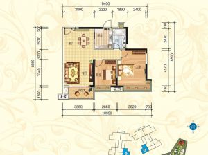 郴州苏仙区东田金湾为您提供H18#08户型鉴赏