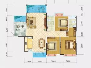 衡阳-耒阳市会铭御龙府为您提供C户型鉴赏
