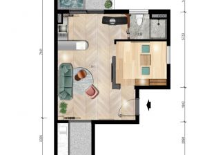 郴州北湖区十畝泉生活为您提供公寓A户型鉴赏
