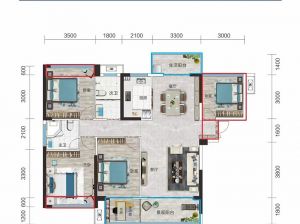 衡阳珠晖区华颂星城为您提供D户型鉴赏