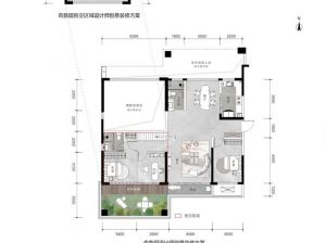 岳阳岳阳楼区天伦东湖院为您提供C户型鉴赏
