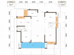 衡阳-常宁市君安御璟为您提供C3户型鉴赏