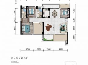衡阳石鼓区悦莲湖为您提供B3户型鉴赏