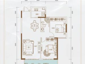 岳阳-湘阴东湖中央广场为您提供A2户型鉴赏