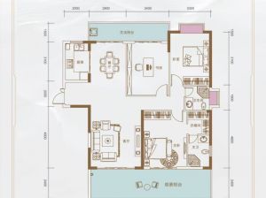 岳阳-湘阴东湖中央广场为您提供A3户型鉴赏
