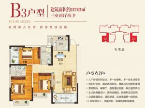 株洲天元区仙岭居为您提供B3户型鉴赏
